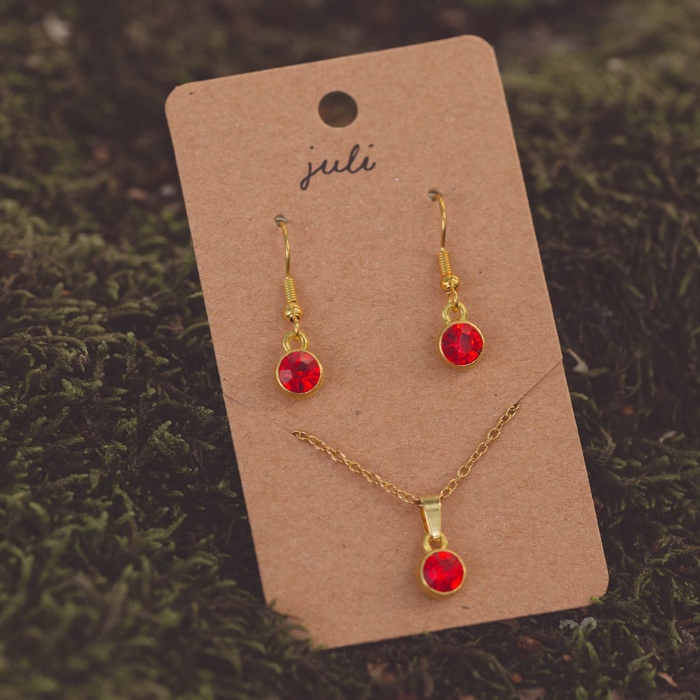 Smyckesset månadsfärger