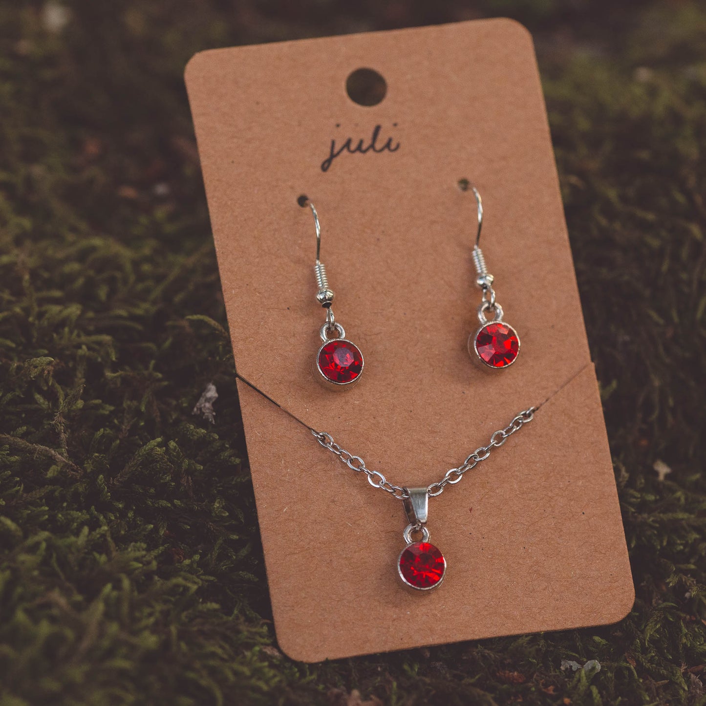 Smyckesset månadsfärger